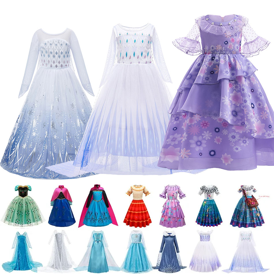 Baby Q Clothing - Girl Birthday Encanto Costume Girl Snow