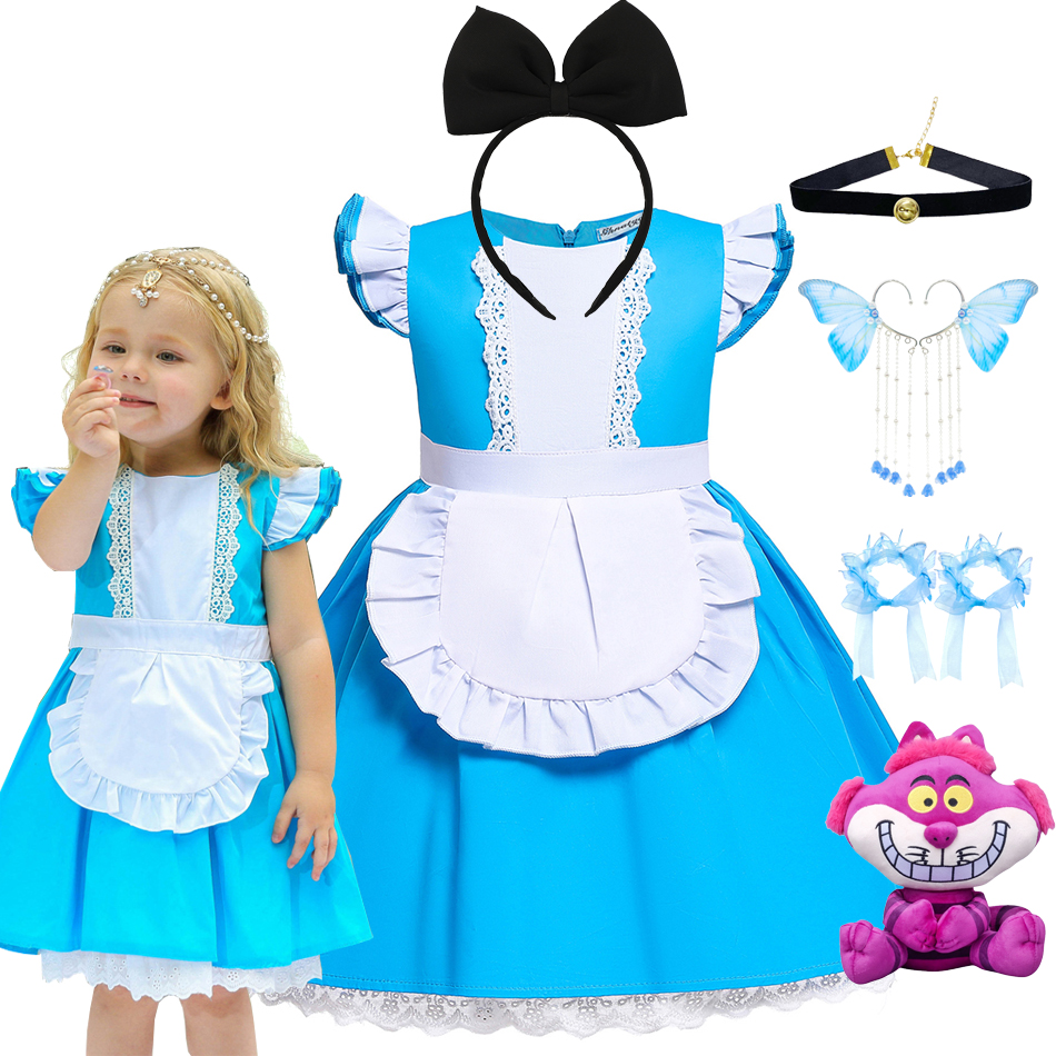 Baby Q Clothing - Girl Alice Cosplay Costume Children Blue