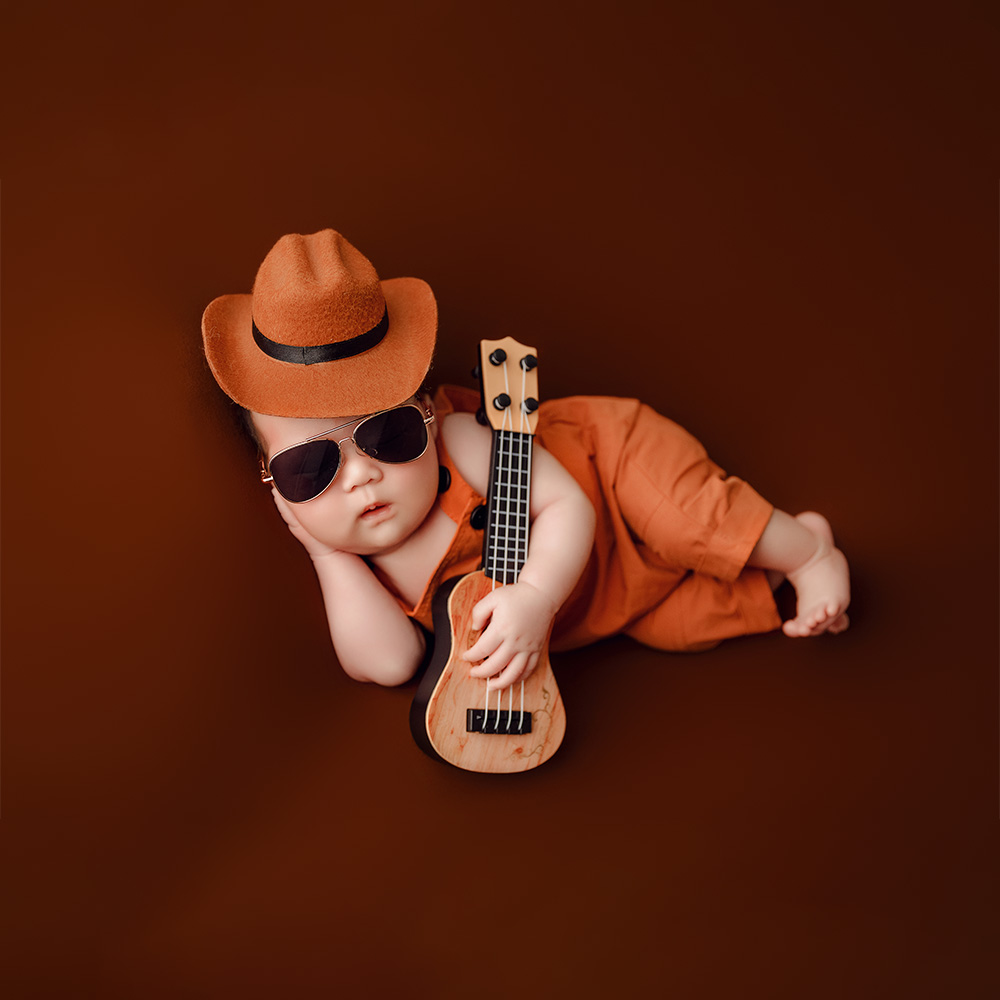 Baby Clothing Dividers - Infants Photography Props Clothes Overalls Cowboy