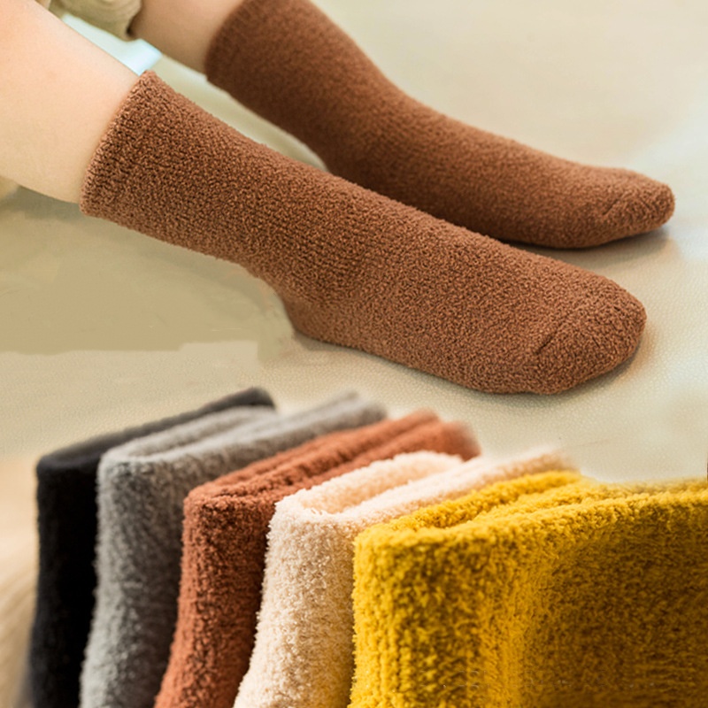 Baby Clothing Cheap - Winter Warm Kids Girls Socks Solid