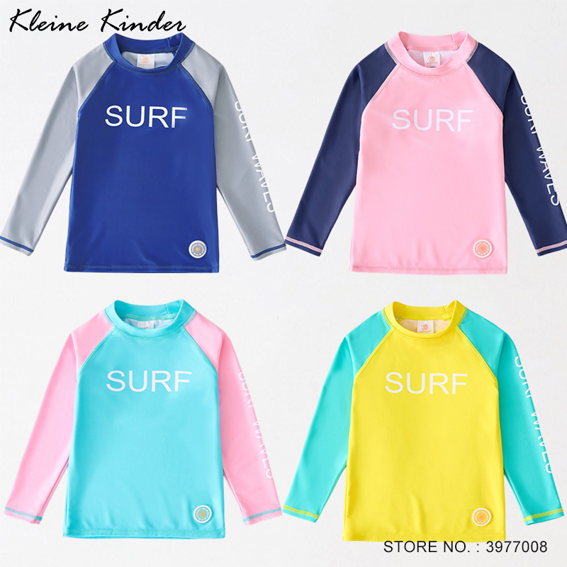 Baby Swimwear Uv - Swimming Rashguard Long Sleeve Swimsuit for