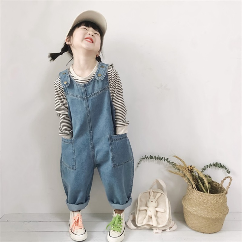 Baby Overall Denim - Spring Autumn Baby Girls Boys Cotton