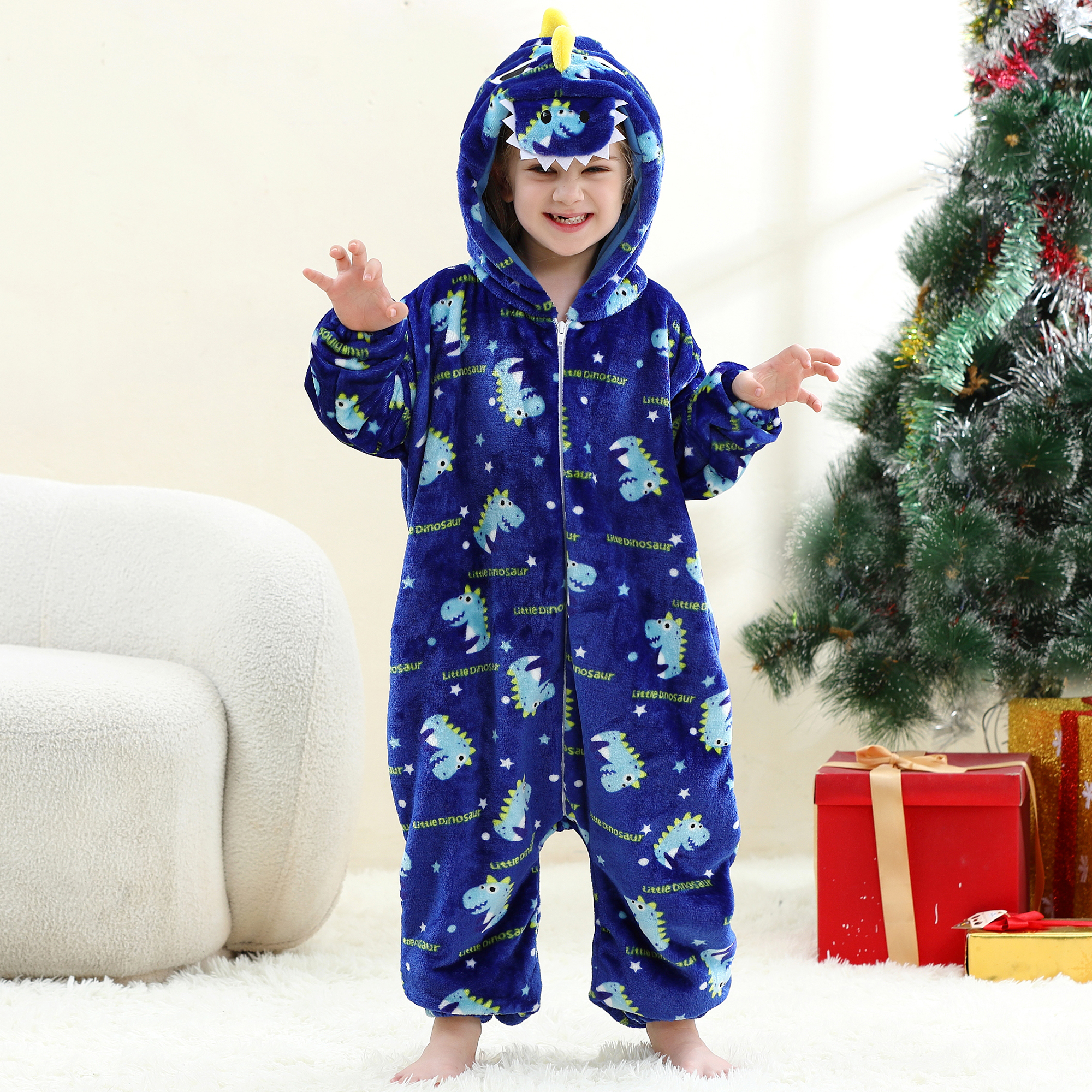 Fleece Sleep Bag - MICHLEY Dinosaur Flannel Blanket Sleepers Onesie