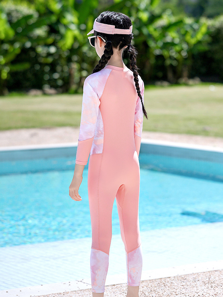 Girls Swimwear One Piece Long  – Baby Swimwear Uv Bewertung und Preis