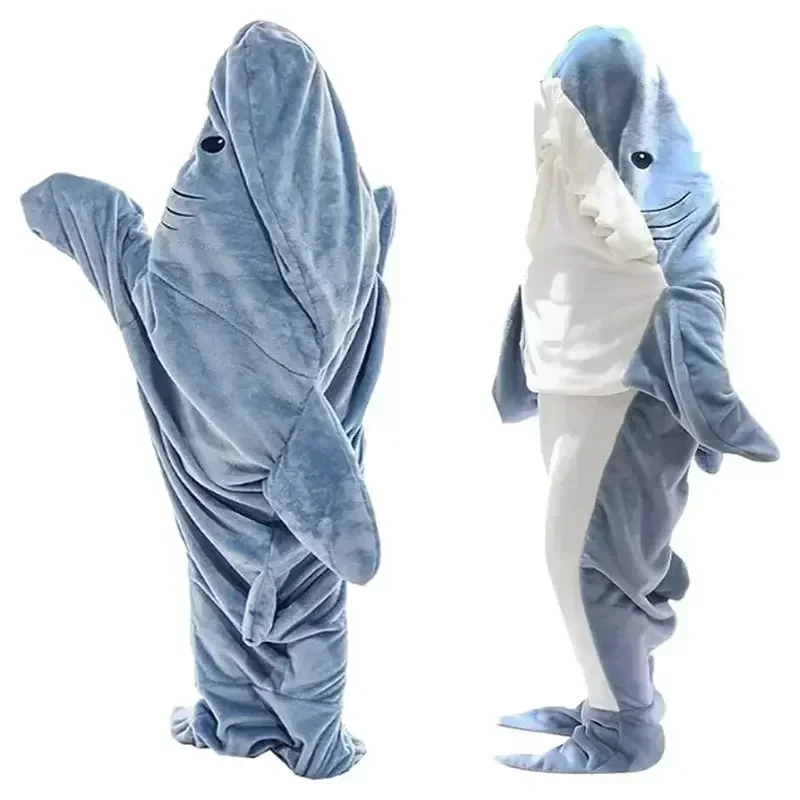 Cartoon Shark Blanket Hoodie W – Fleece Sleep Bag Bewertung und Preis