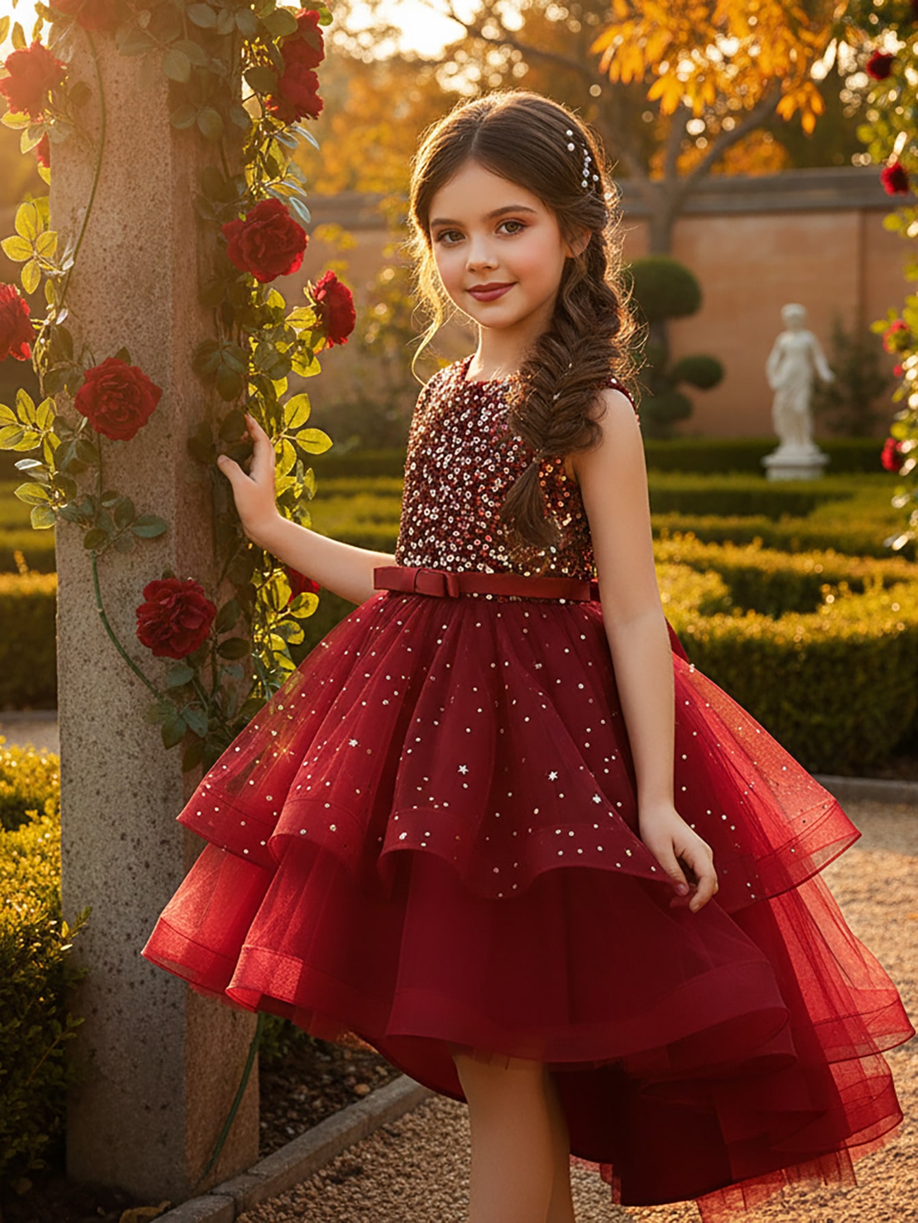 Baby Girl Princess Floral Sequ – Baby Clothing For Girls Bewertung und Preis