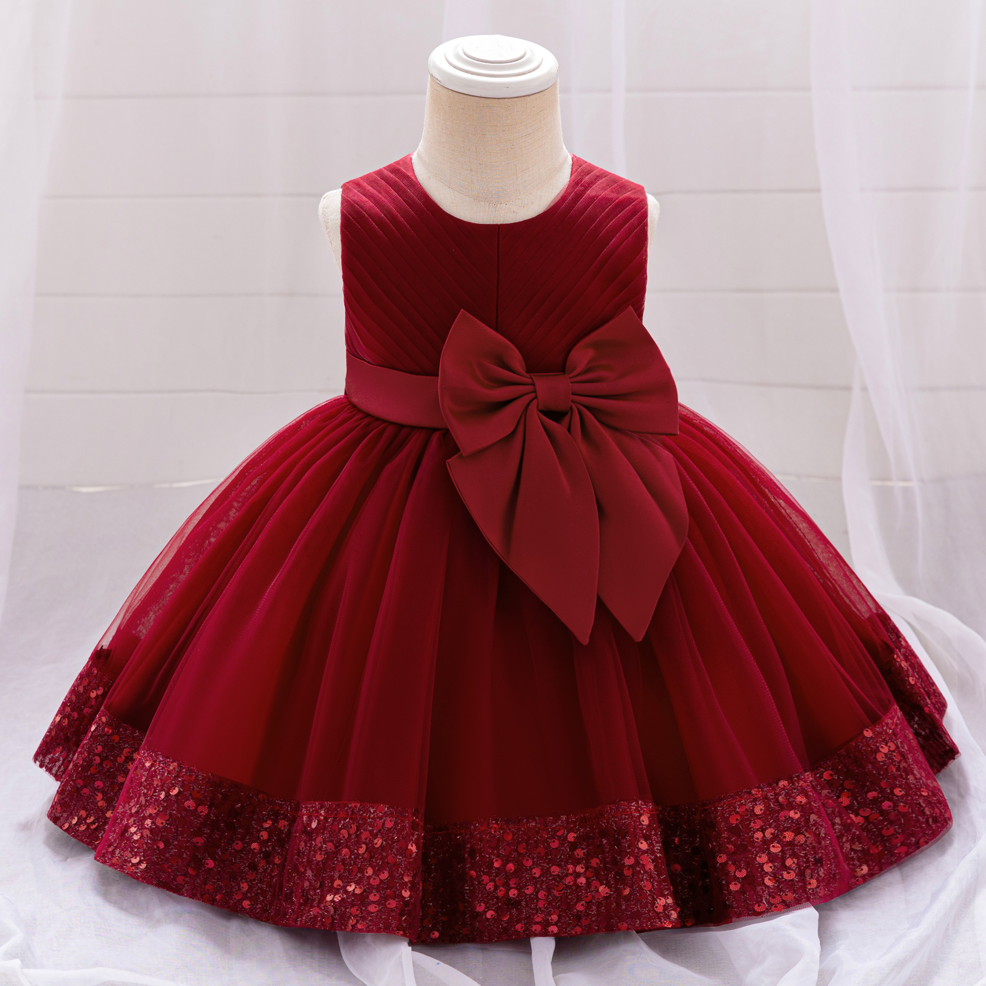 Toddler Big Bow Party Princess – Baby Xmas Clothing Bewertung und Preis