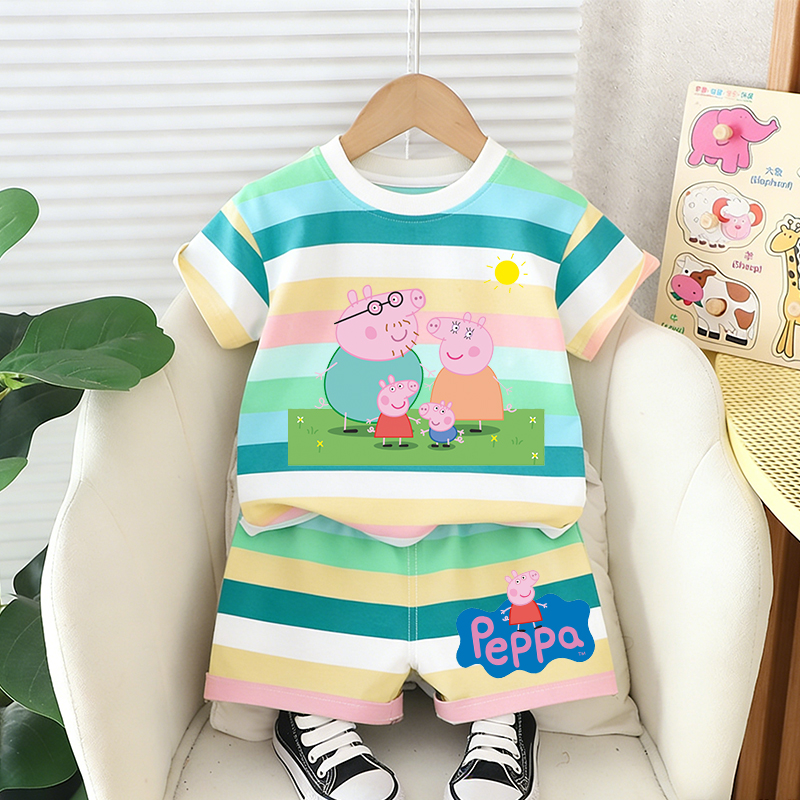 Peppa Pigs Girl boy Summer T s – Baby Clothing Model Bewertung und Preis