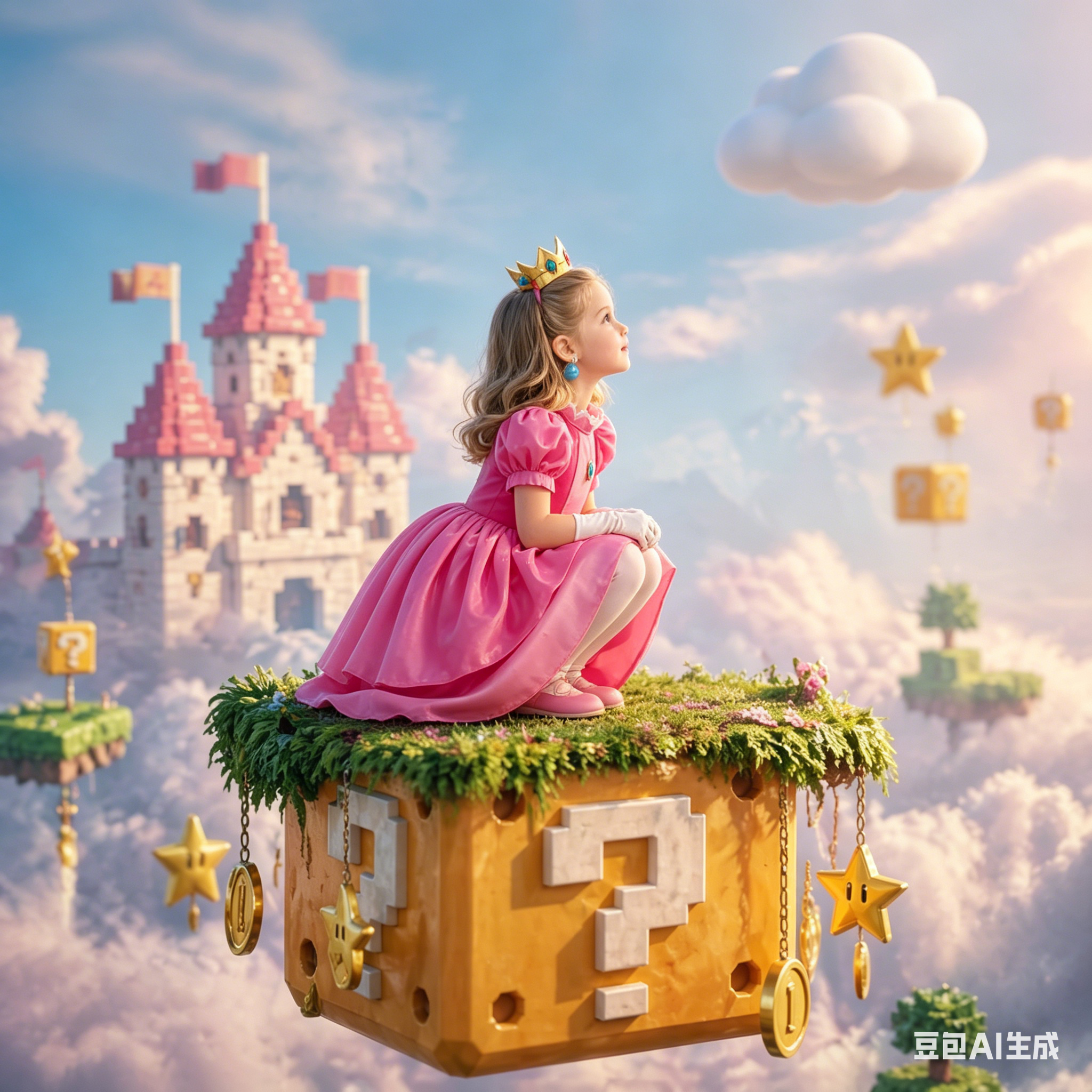 Princess Peach Style Dress Up  – Baby Clothing For Girls Bewertung und Preis