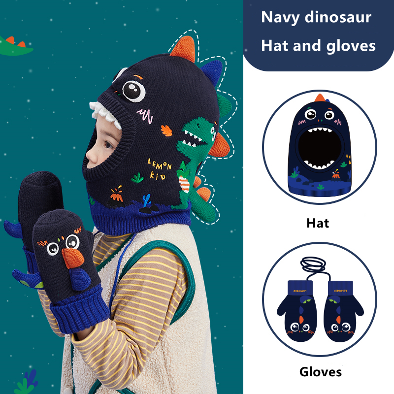 Kids Hat Scarf Gloves Set 3D D – Baby Hat Beanie Bewertung und Preis