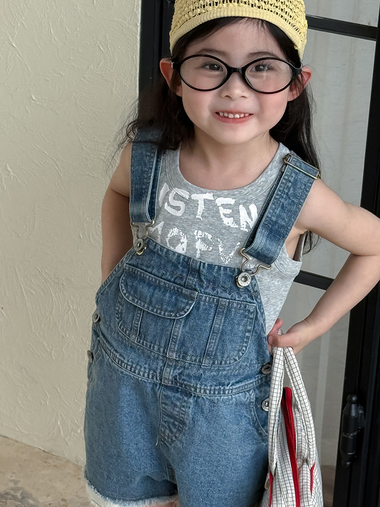 2025 Summer New Children Loose – Baby Overall Denim Bewertung und Preis