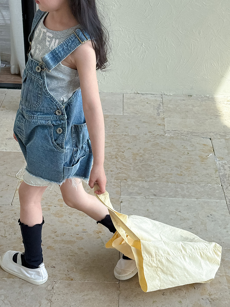 2025 Summer New Children Loose – Baby Overall Denim Bewertung und Preis