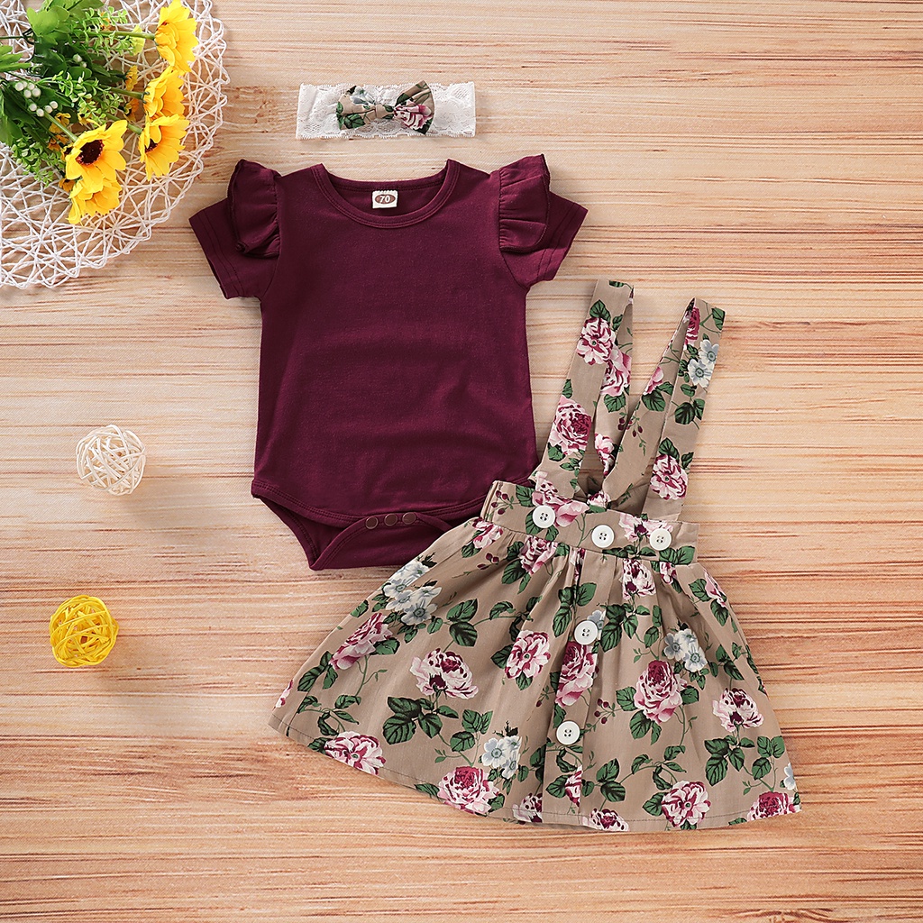3PCS Newborn Baby Girl Christm – Baby Xmas Clothing Bewertung und Preis