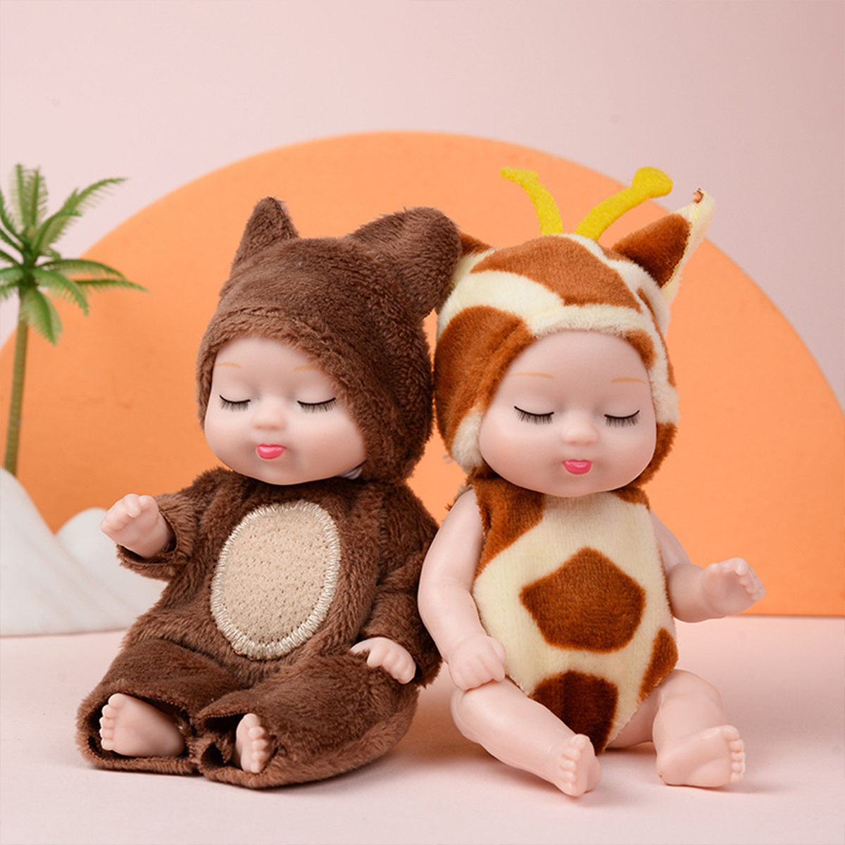 1/6PCS Mini Newborn Doll Rebir – Baby Clothing Gift Set Bewertung und Preis