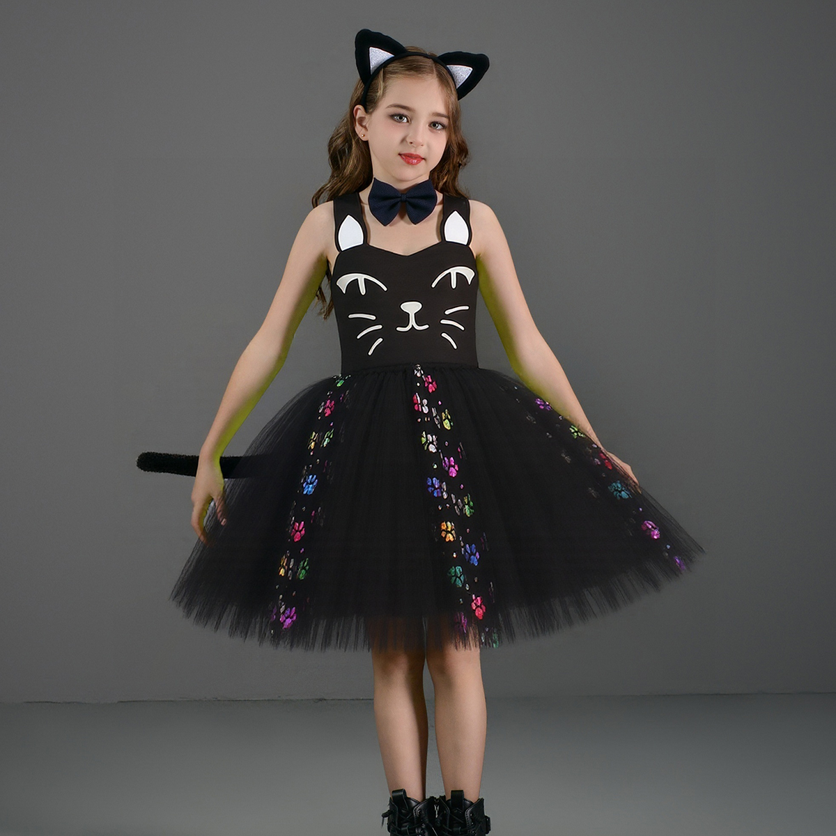 Pink Black Cat Tutu Dress for  – Baby Clothing For Girls Bewertung und Preis