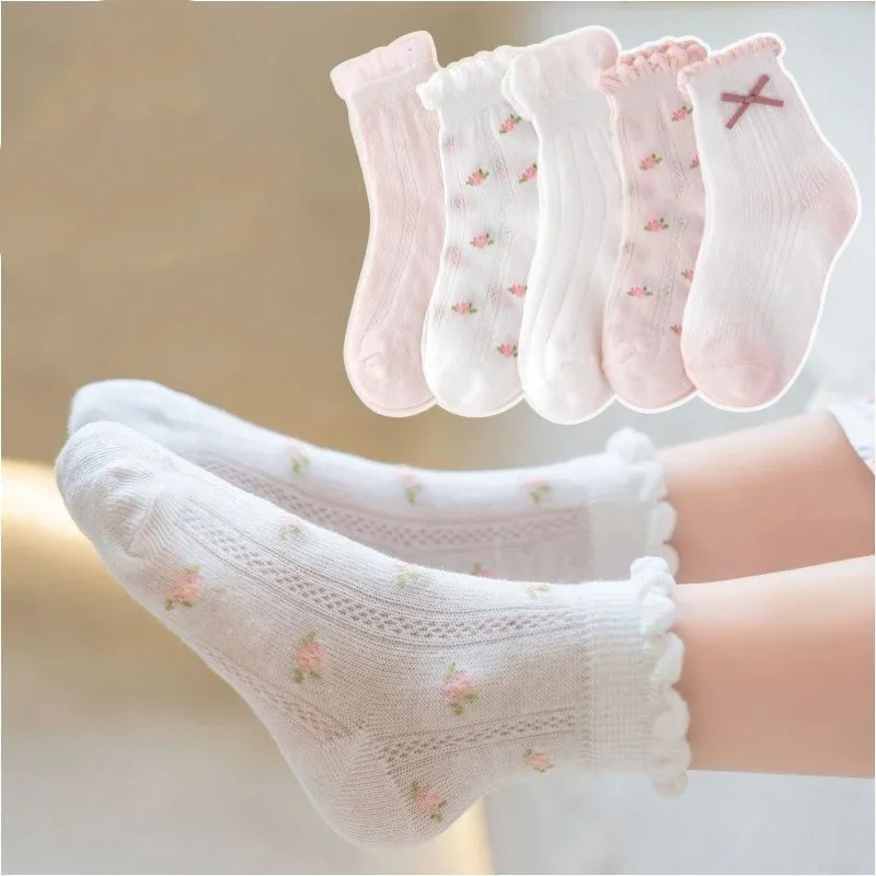 Kids Socks 5 Pairs/Lot Spring  – Baby Clothing Patterns Free Bewertung und Preis