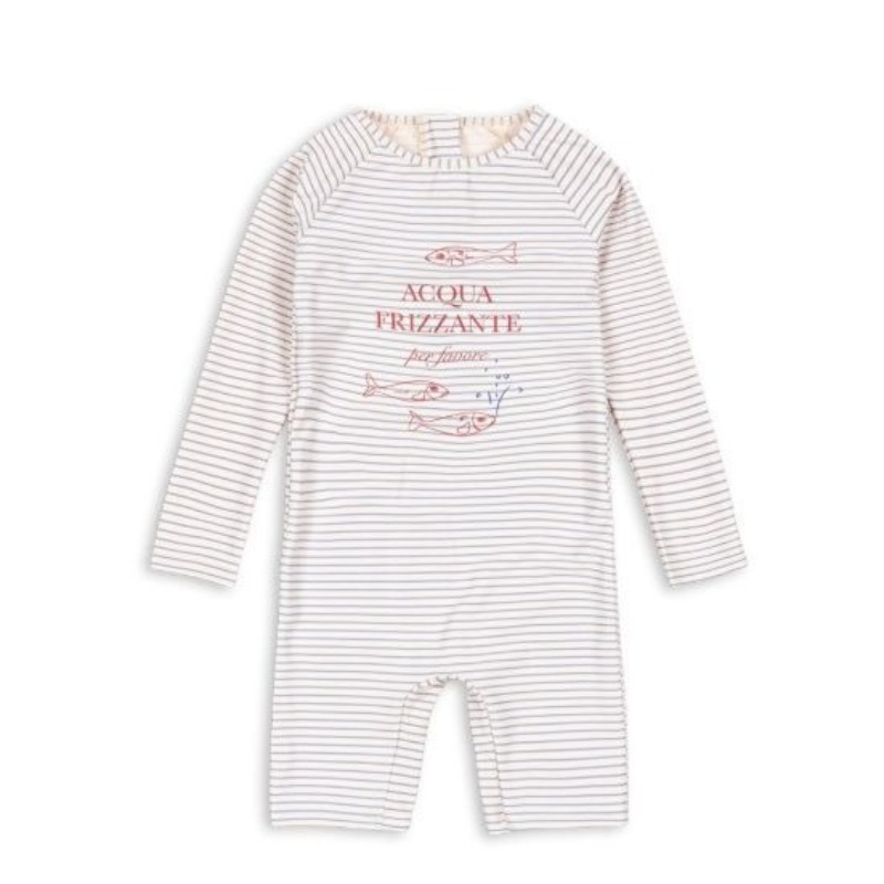 Kids Swimwears Boy Fish Stripe – Baby Swimwear Uv Bewertung und Preis