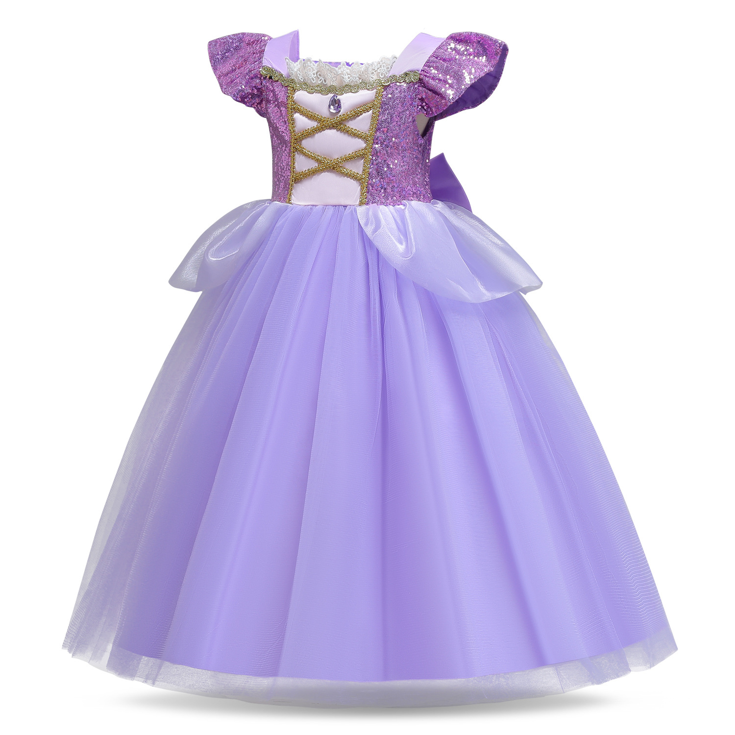 Disney Rapunzel Belle Dress Ki – Baby Q Clothing Bewertung und Preis