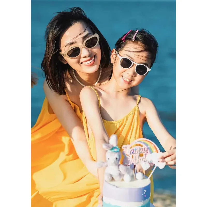 Mother and Daughter Matching B – Baby Yellow Clothing Women Bewertung und Preis