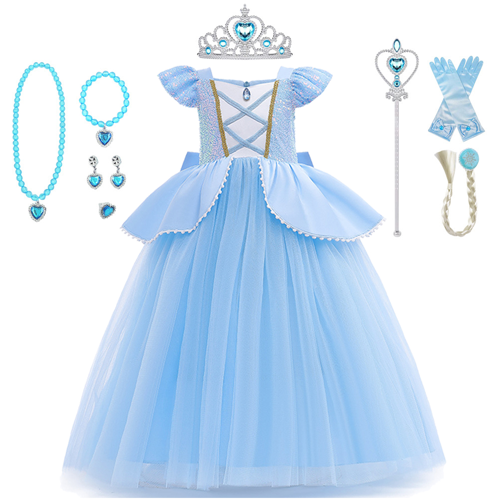 Cinderella Cosplay Costume Kid – Baby Q Clothing Bewertung und Preis