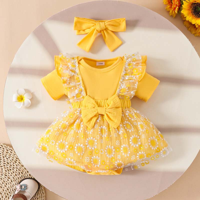 0-18 Months Baby Girl Clothing – Baby Yellow Clothing Women Bewertung und Preis