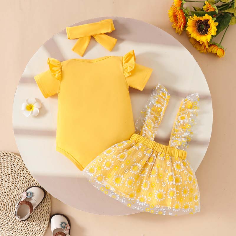 0-18 Months Baby Girl Clothing – Baby Yellow Clothing Women Bewertung und Preis