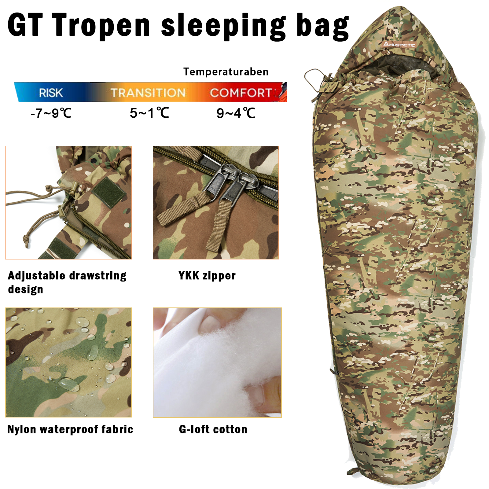 Akmax GT Tactical Military Sle – Fleece Sleep Bag Bewertung und Preis