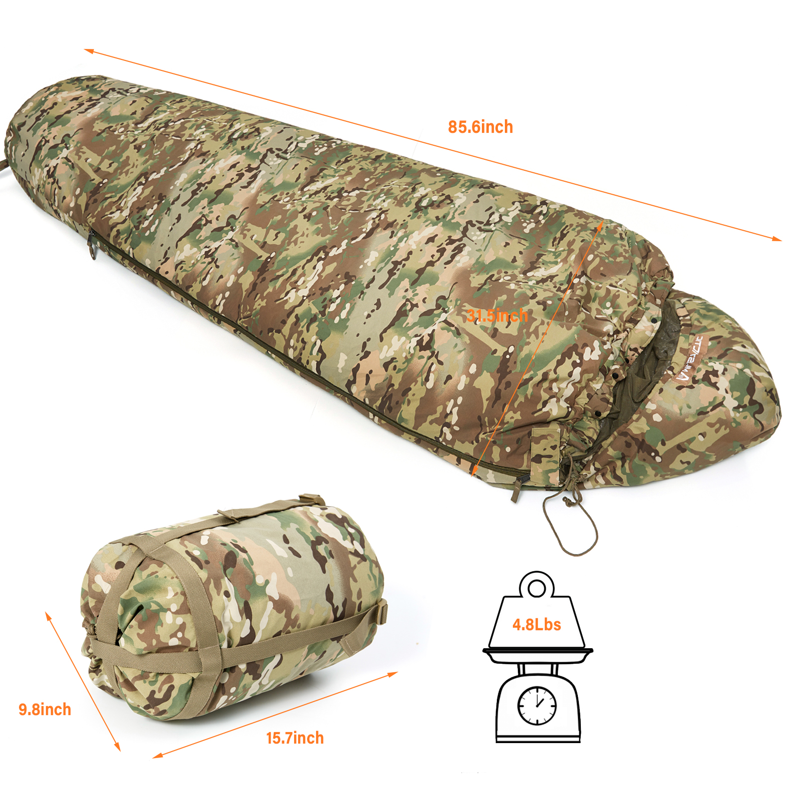 Akmax GT Tactical Military Sle – Fleece Sleep Bag Bewertung und Preis