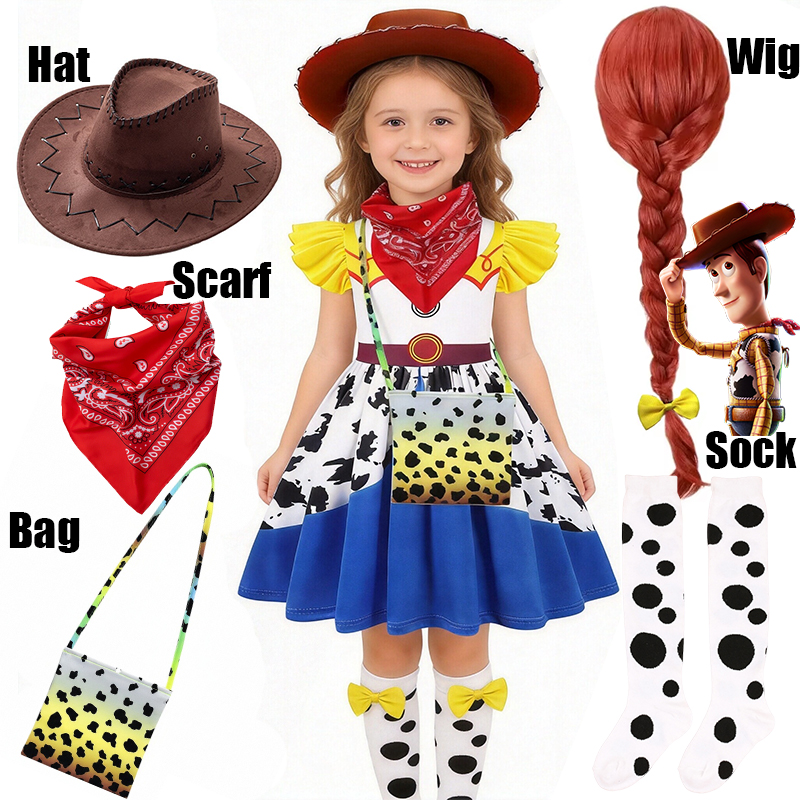 Kids Cosplay Disney Woody Jess – Baby Q Clothing Bewertung und Preis