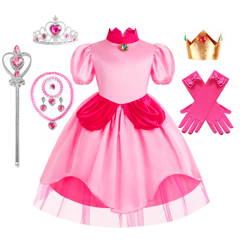 Peach Princess Dress Girl 2-10 – Baby Q Clothing Bewertung und Preis