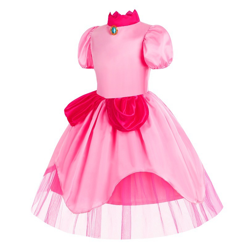 Peach Princess Dress Girl 2-10 – Baby Q Clothing Bewertung und Preis