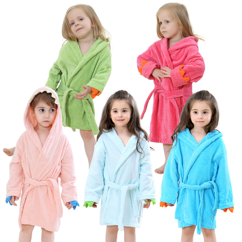 Children's Bathrobe Hooded Dra – Baby Clothing Factory Shop Bewertung und Preis