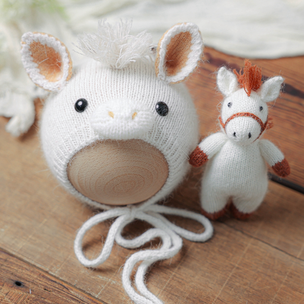Knitted Horse Hat with Doll Ne – Baby Hat Beanie Bewertung und Preis