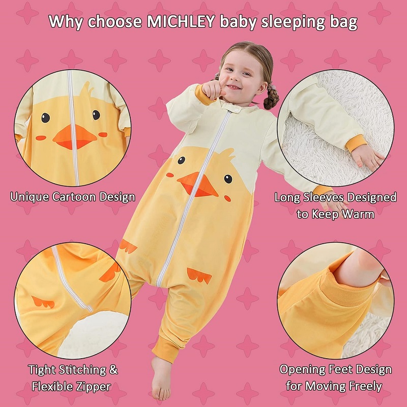 MICHLEY Halloween Cute Duck Ca – Fleece Sleep Bag Bewertung und Preis
