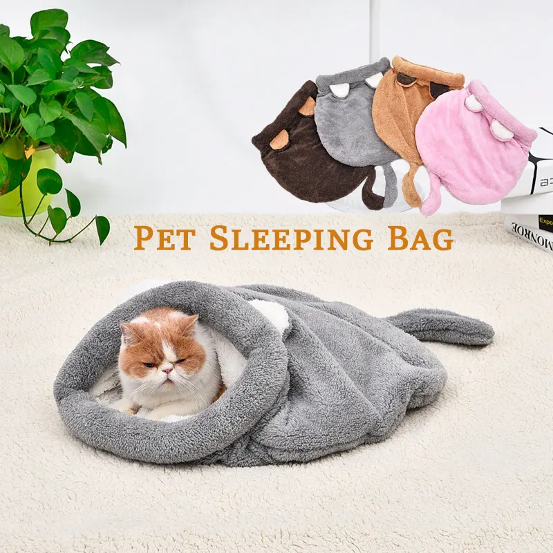 Warm Coral Fleece Cat Sleeping – Fleece Sleep Bag Bewertung und Preis