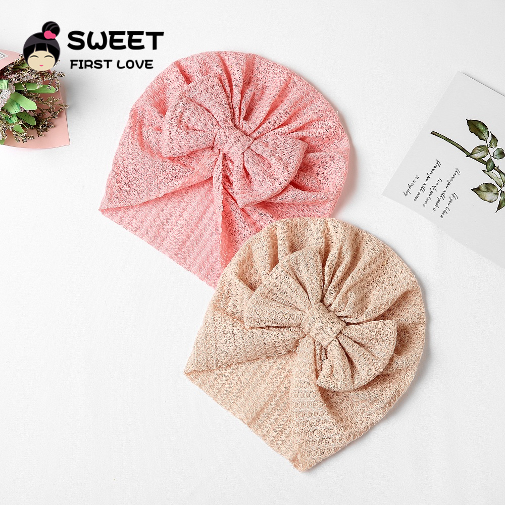 Waffle Bowknot Newborn Baby Gi – Baby Hat Beanie Bewertung und Preis