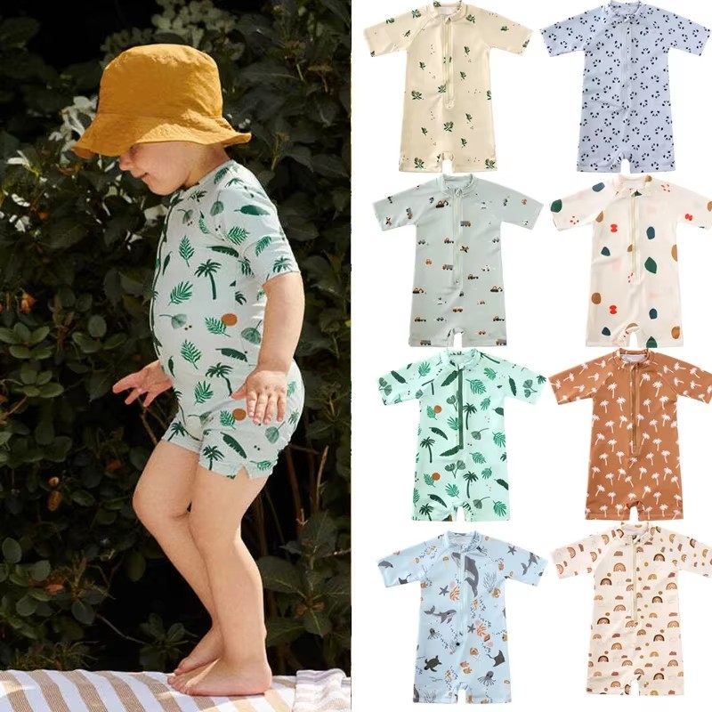 One-piece Swimsuit Baby Boys G – Baby Swimwear Uv Bewertung und Preis