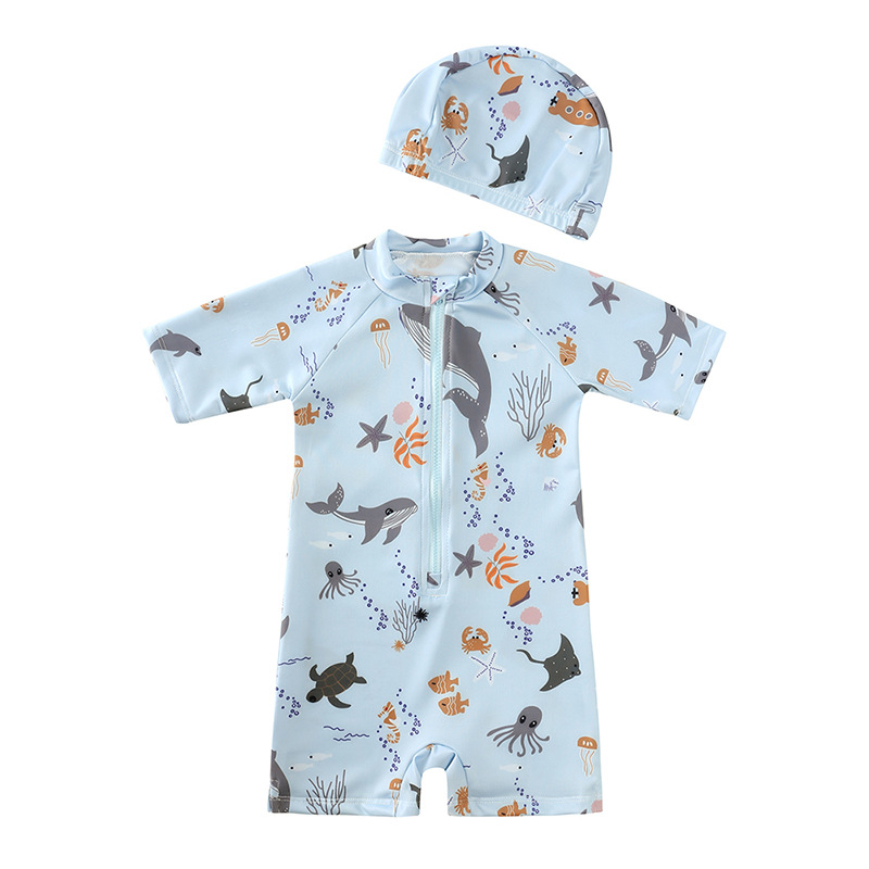One-piece Swimsuit Baby Boys G – Baby Swimwear Uv Bewertung und Preis